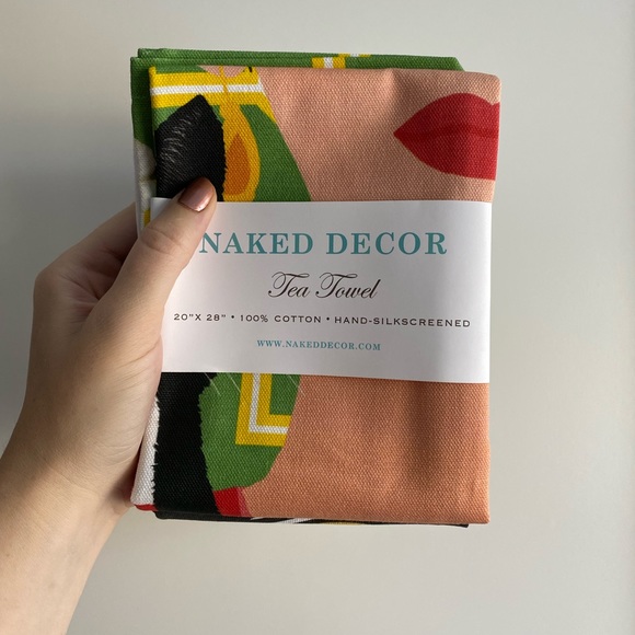 Tuxedo Cat and Frida Tea Towel - Picture 4 of 8